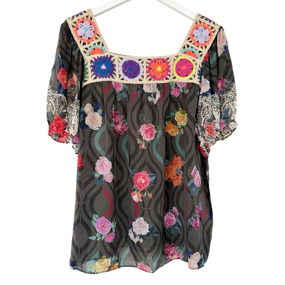 Johnny Was • Rose Lace Tristan Blouse
